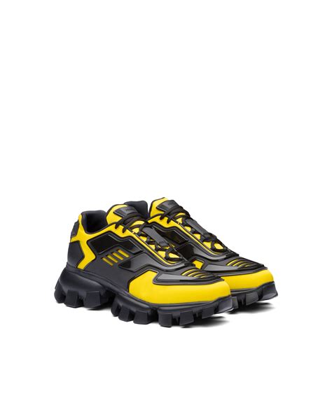 prada cloudbust thunder sneakers yellow|prada cloudbust thunder sequined sneakers.